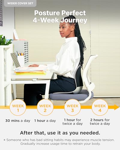 Wider Ergonomic Desk Chair Seat Cushion