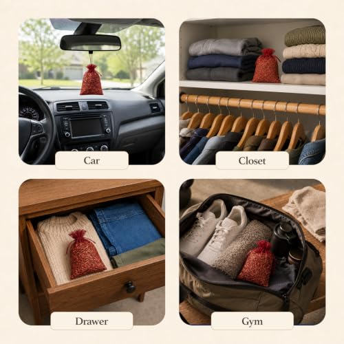 Cedar Sachets for Drawers and Closets (10 Count)