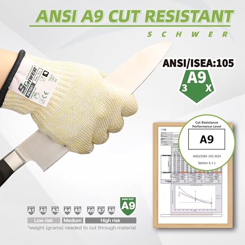 2 Pairs SlicePro A9 Cut Resistant Gloves (2 Count)