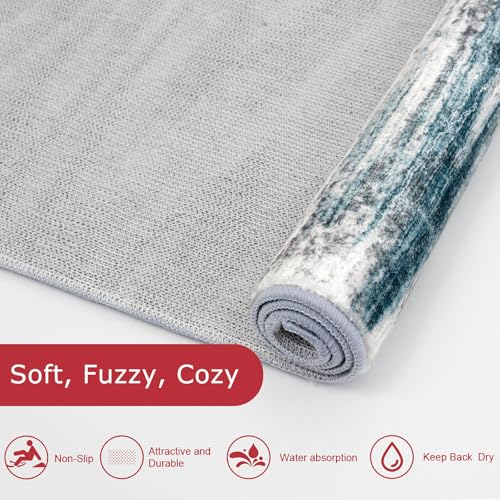 Modern Abstract Runner Rug (14 Sq Ft)