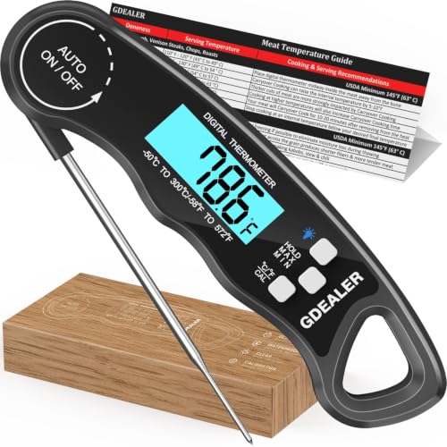 Meat Thermometer Digital Instant Read Food Thermometer Waterproof Ultra
