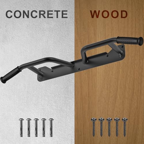 Pull Up Bar Wall Mount Heavy Duty Steel Joist Mount Chin Up Bar