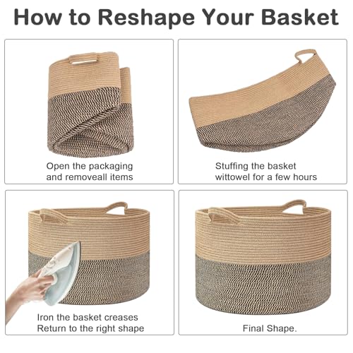 90L Extra Large Blanket Basket