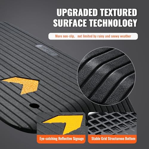 3" Rise Rubber Threshold Ramp