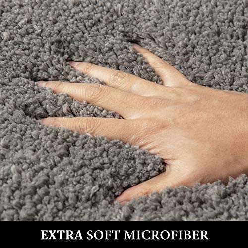 Grey Toilet Bathroom Rug U