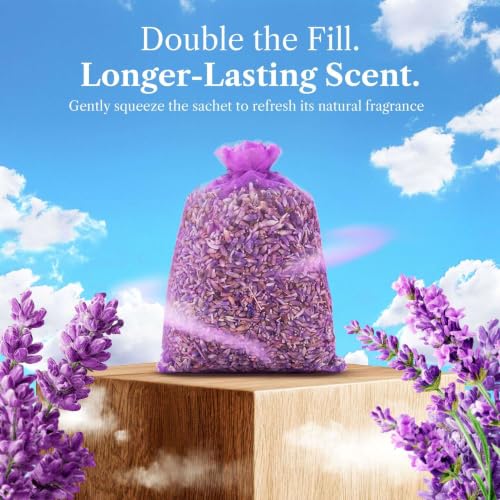 10 Lavender Sachets for Drawers and Closets (10 Count)