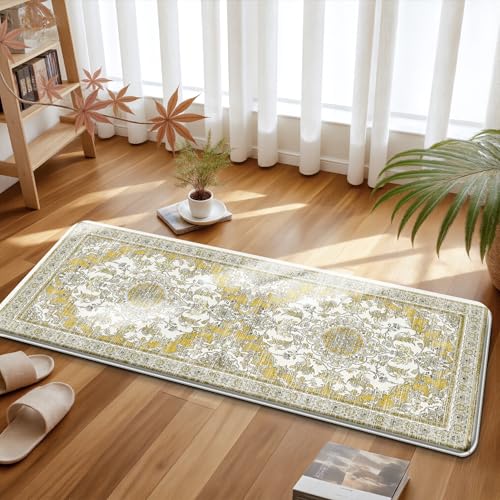 Boho Kitchen Mats for Floor 2PC Anti Fatigue Kitchen Rugs (2 Count)