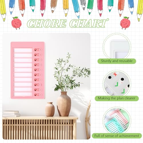 4 Pcs Blank Chore Chart Kids Chore Chart