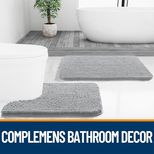 Bathroom Rugs Sets 3 Piece (5 Count)