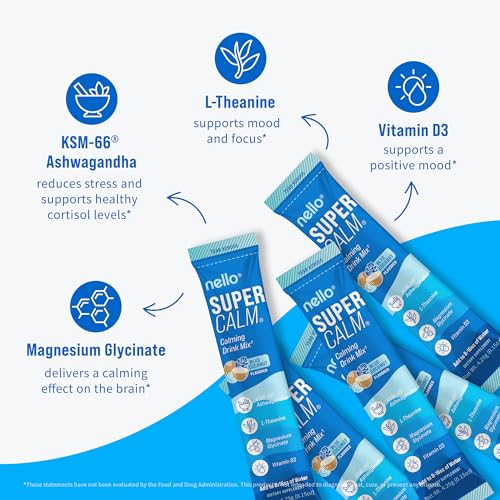 Supercalm Drink Mix with Magnesium Glycinate (3 Ounce)