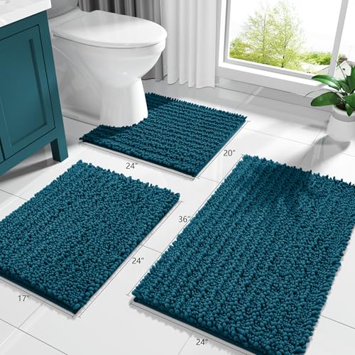 Bathroom Rugs Non Slip Washable