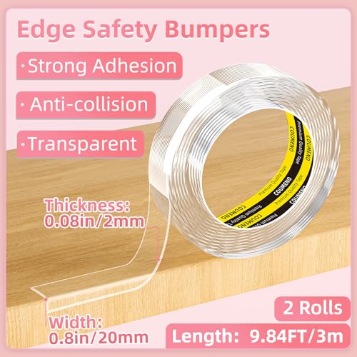 Corner Protector Clear Baby Proofing Edge Guard (2 Count)