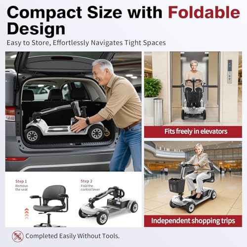 22mi Electric Mobility Scooter for Adults & Seniors