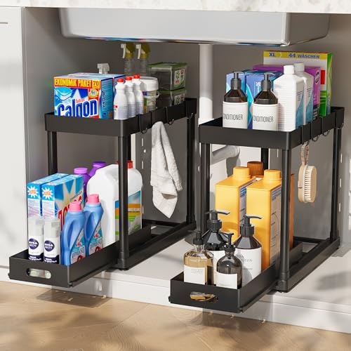 2 Pack Pull Out Storage Organizers (2 Count)