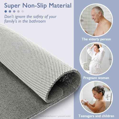 Shower Mat Non Slip 40x16 Inch