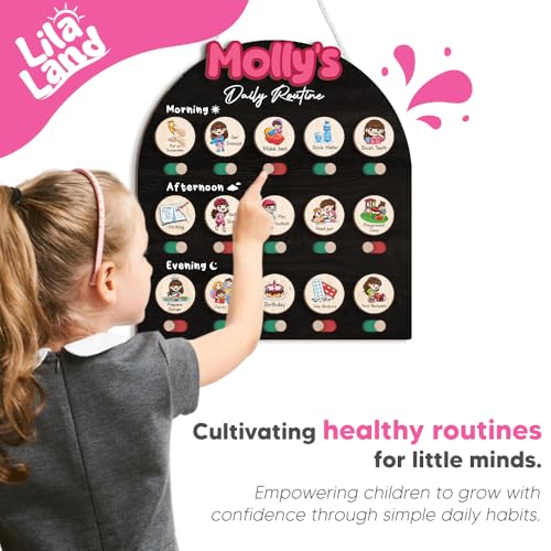 Personalized Wooden Chore Chart for Kids