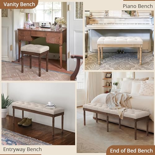 44" Bedroom Bench