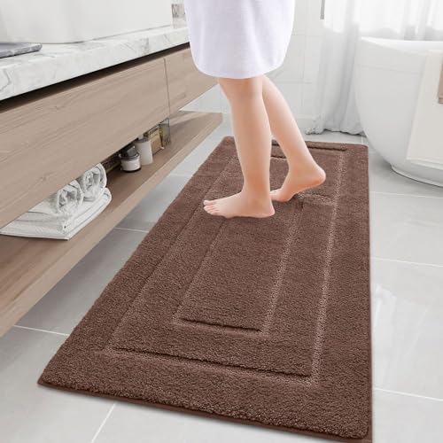 Microfiber Bathroom Rugs 59x24