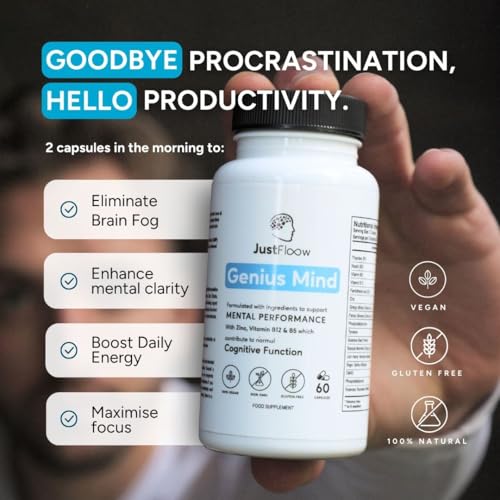 Genius Mind® Nootropic Brain Supplement (60 Count)