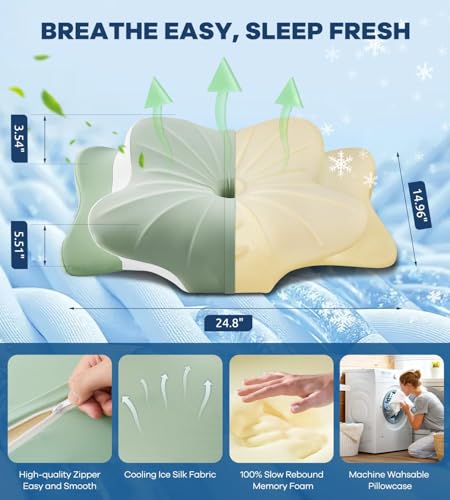 Cervical Pillow for Neck and Shoulder Pain Relief