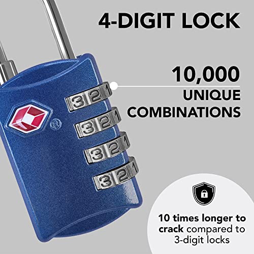 TSA Luggage Locks 2 Pack (2 Count)