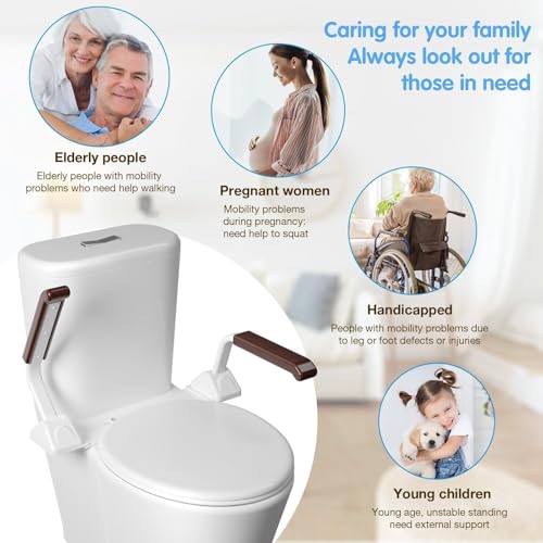 Toilet Safety Rails for Seniors（520lbs (206.4 Ounce)