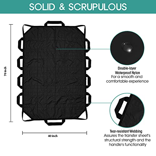 Bed Positioning Pad with Reinforced Handle
