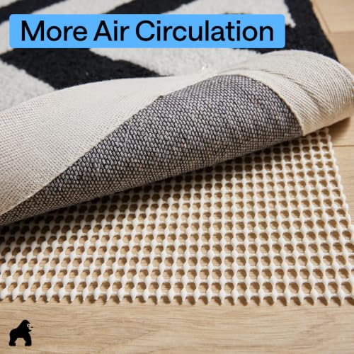 Slip Resistant Rug Pads for Hardwood Floor 7x10 Cream (70 Sq Ft)