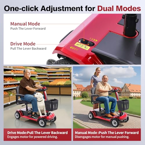 22mi Electric Mobility Scooter for Adults & Seniors