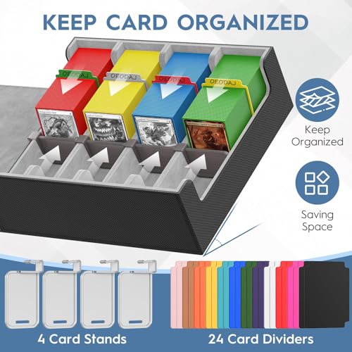 4 Row Trading Card Storage Box