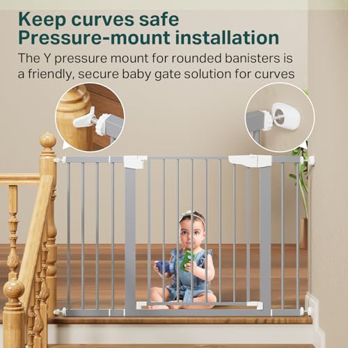 29.7 48 in Baby Gate for Stairs
