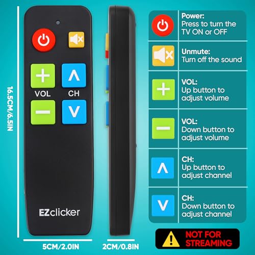 TV Remote for Seniors