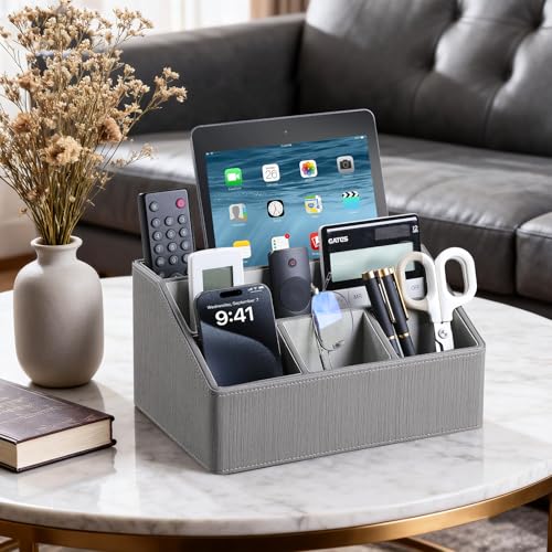 PU Leather Desk Organizer