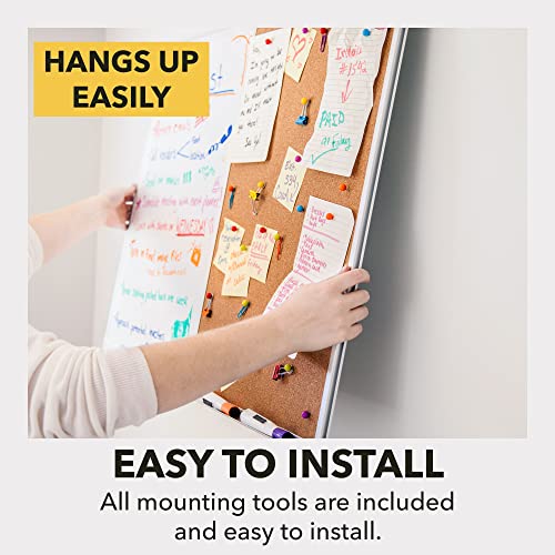 White Board and Cork Board Combo