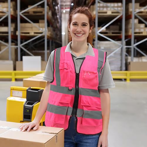 High Visibility Safety Vest with Reflective Strips - Bel Marant