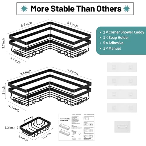 Corner Shower Caddy (3 Count)