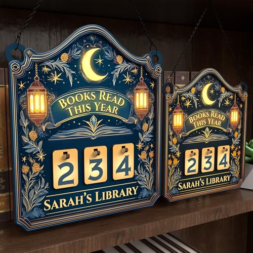 Personalized Books Read This Year Wooden Sign