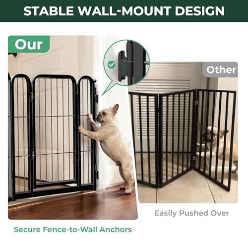 Dog Gate Extra Wide Adjustable for Openings Up to 69"