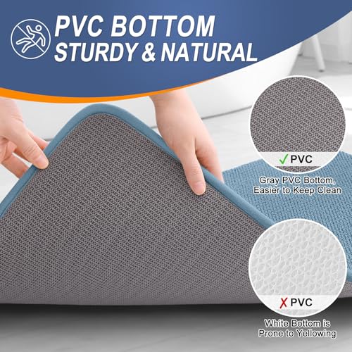 Memory Foam Bathroom Runner Rug 59x24