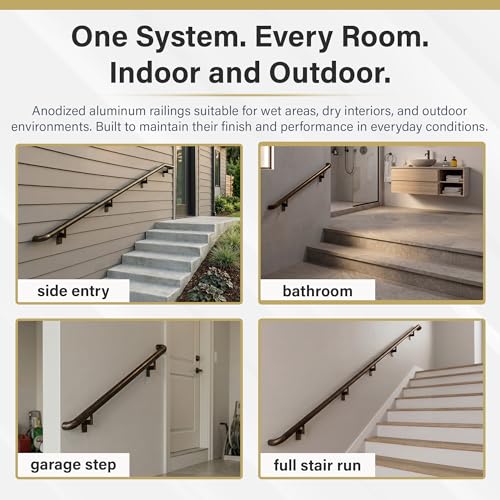 Architectural Bronze 13ft ADA Handrail Kit