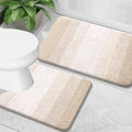 Micorfiber Bathroom Rug Set 2 Piece (4 Count)