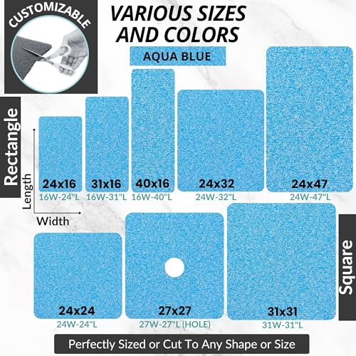 Square Shower Mat