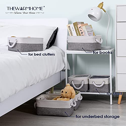 Small Storage Baskets for Organizing (6 Count)