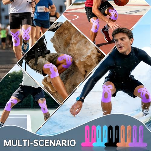 Precut Kinesiology Tape for Knees (10 Count)