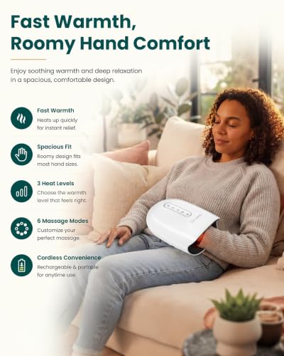 Hand Massager with Heat and Compression