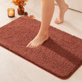 Fall Rust Large Bathroom Rugs Soft Microfiber Bath Mat 24x36 Inch