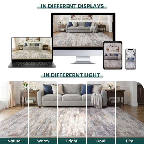 Modern Runner Rug 2x8 Washable Runners for Hallways Multi