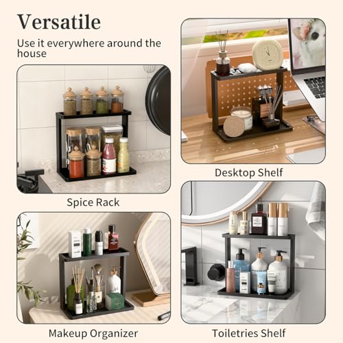 Bamboo Bathroom Organizer Countertop