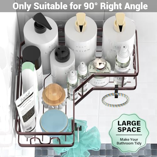 Corner Shower Caddy Organizer Shelf