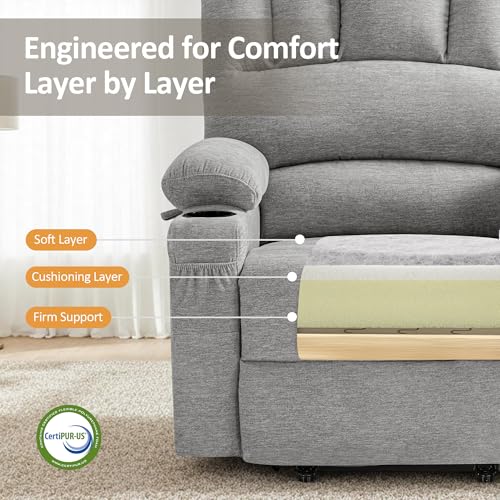 Large Power Lift Recliner Chair for Tall Elderly